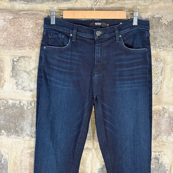 Hudson Jeans Lana Boyfriend Baby Tonight DYDBBT1212 Dark Wash Jeans Woman's 27 - Picture 2 of 14